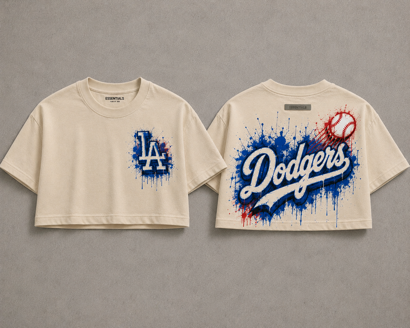 Dodgers Crop Tee