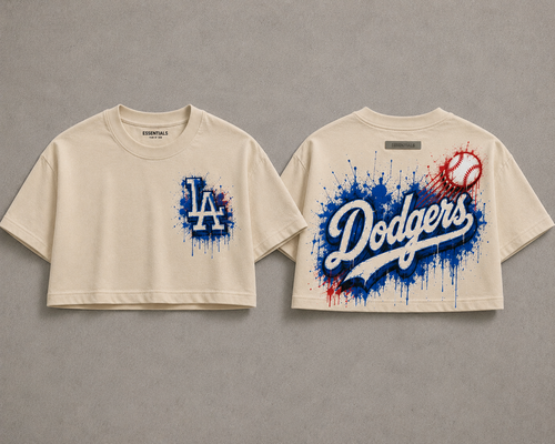 Dodgers Crop Tee