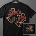 She’s from the 915 Red