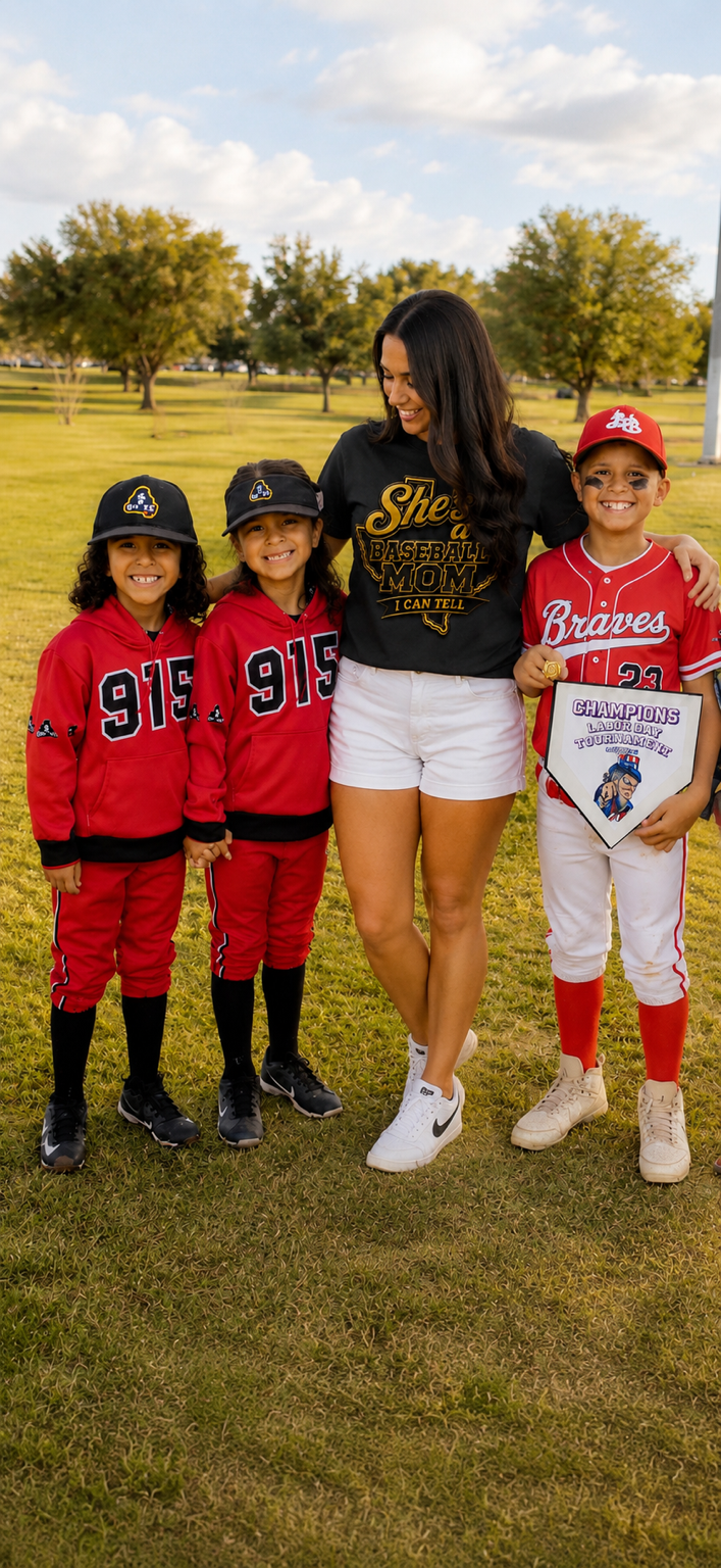 She’s a baseball mom