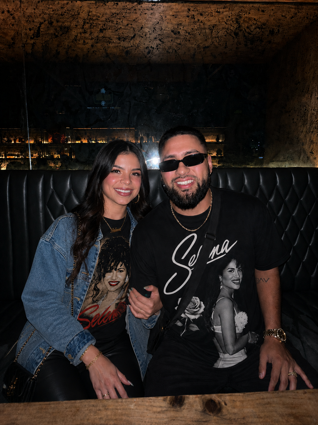 White Selena Tee