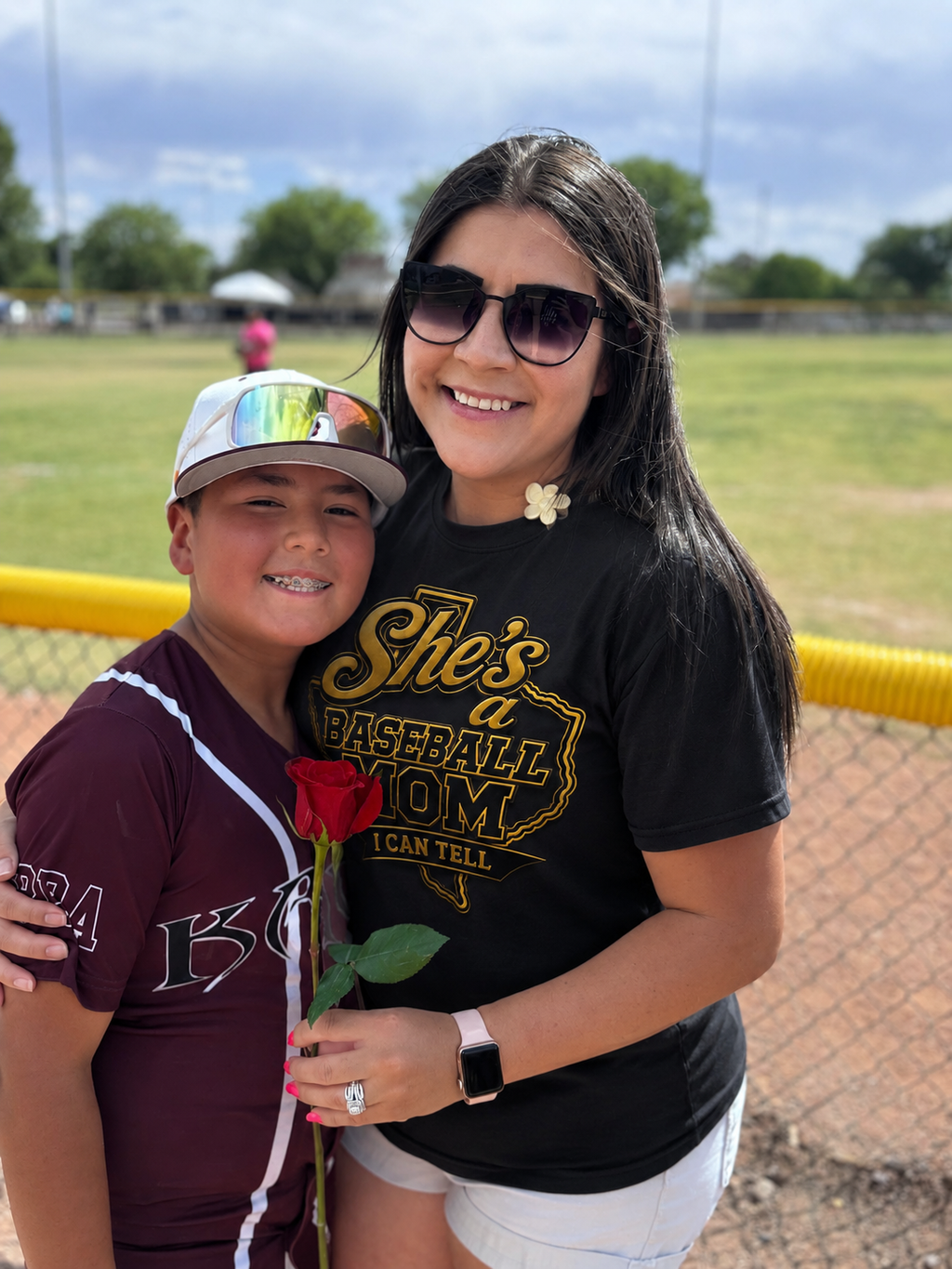 She’s a baseball mom